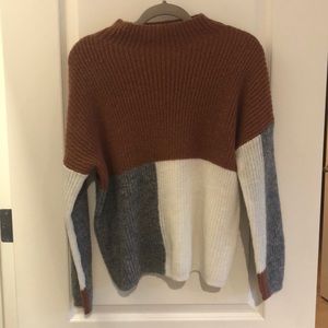 SHEIN colorblock sweater